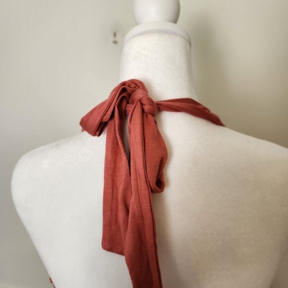 New Vtg Y2K Wet Seal Tank Top Sz Medium Halter Beaded Fairy WhimsiGoth Babydoll - Picture 7 of 10